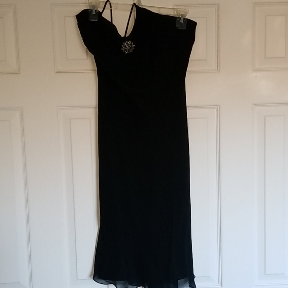 Black halter Express dress